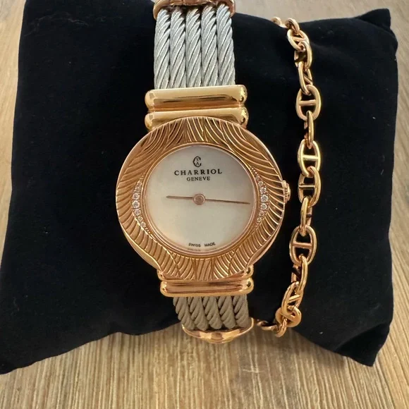 Charriol St Tropez Two-Tone Gold and Silver Women's Watch